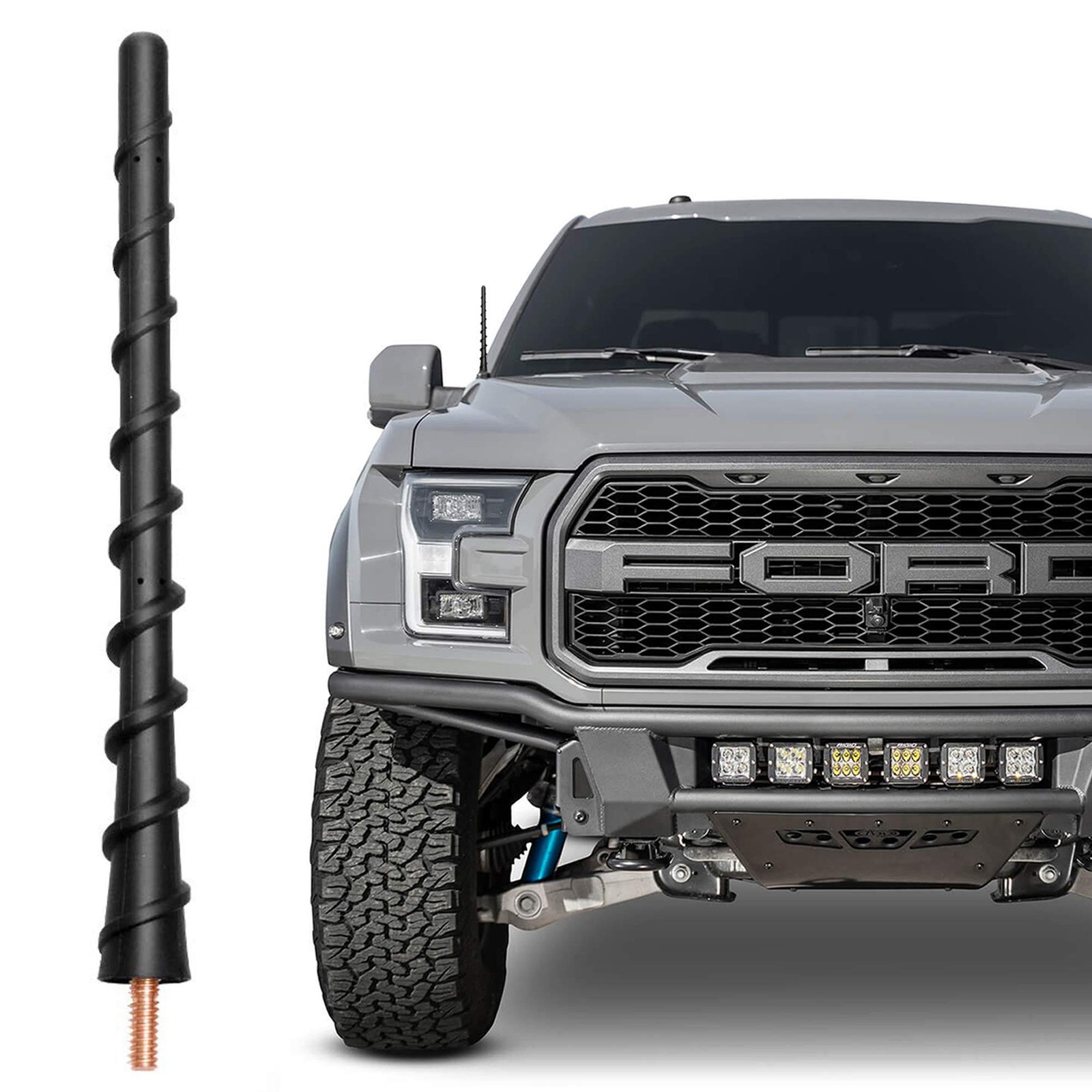 VOFONO Short Antenna for Ford F150 F-150 2009-2025, 7 Inch F-150 Raptor Light...