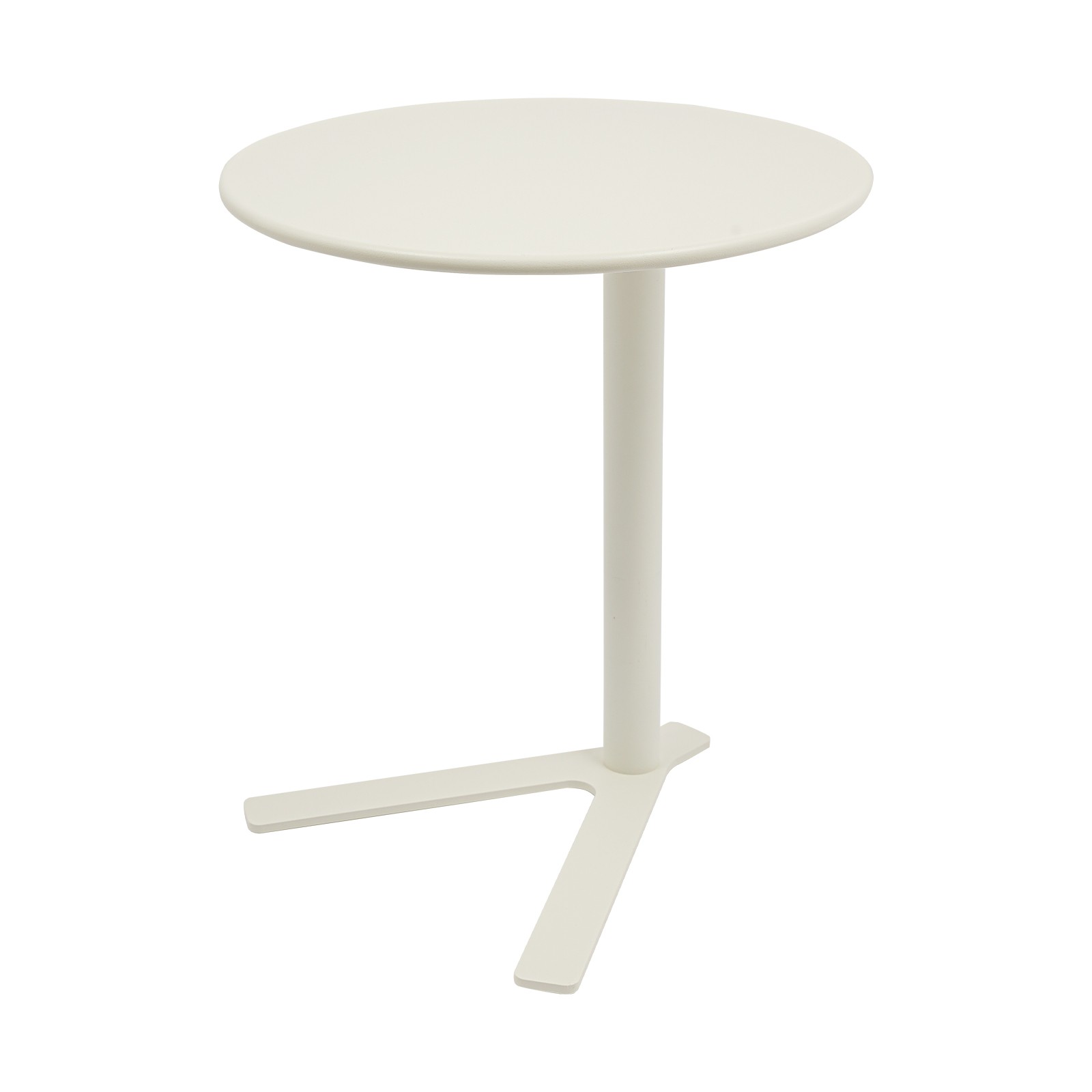 Round Side Table with Y-shaped Base, Side Table for Small Spaces,Couch End Table