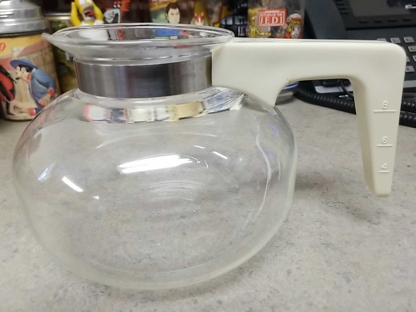 Vintage Pyrex Glass Brewmatic 8-Cup Replacement Coffee Decanter Carafe Pot