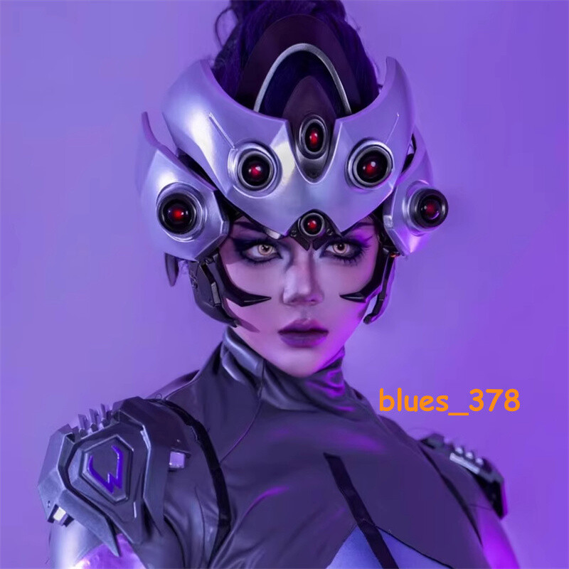 New Overwatch Game Widowmaker Cosplay Helmet Mask LED Light PVC Props Comic-Con