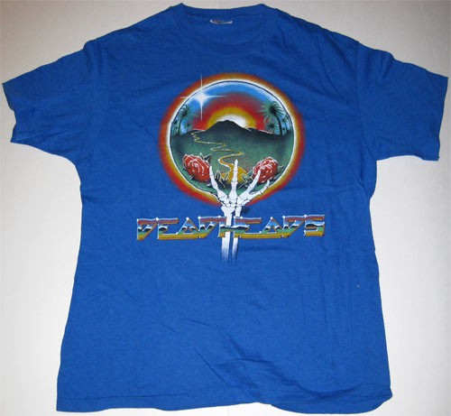 Grateful Dead Deadheads Original 1983 Tour Shirt Vintage Rare Blue Alton Kelley