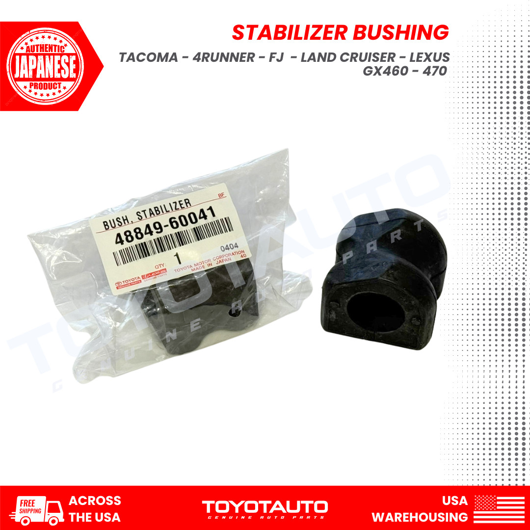 Toyota Stabilizer Bushing 48849-60041 4Runner FJ GX460 GX470 Prado OEM Genuine