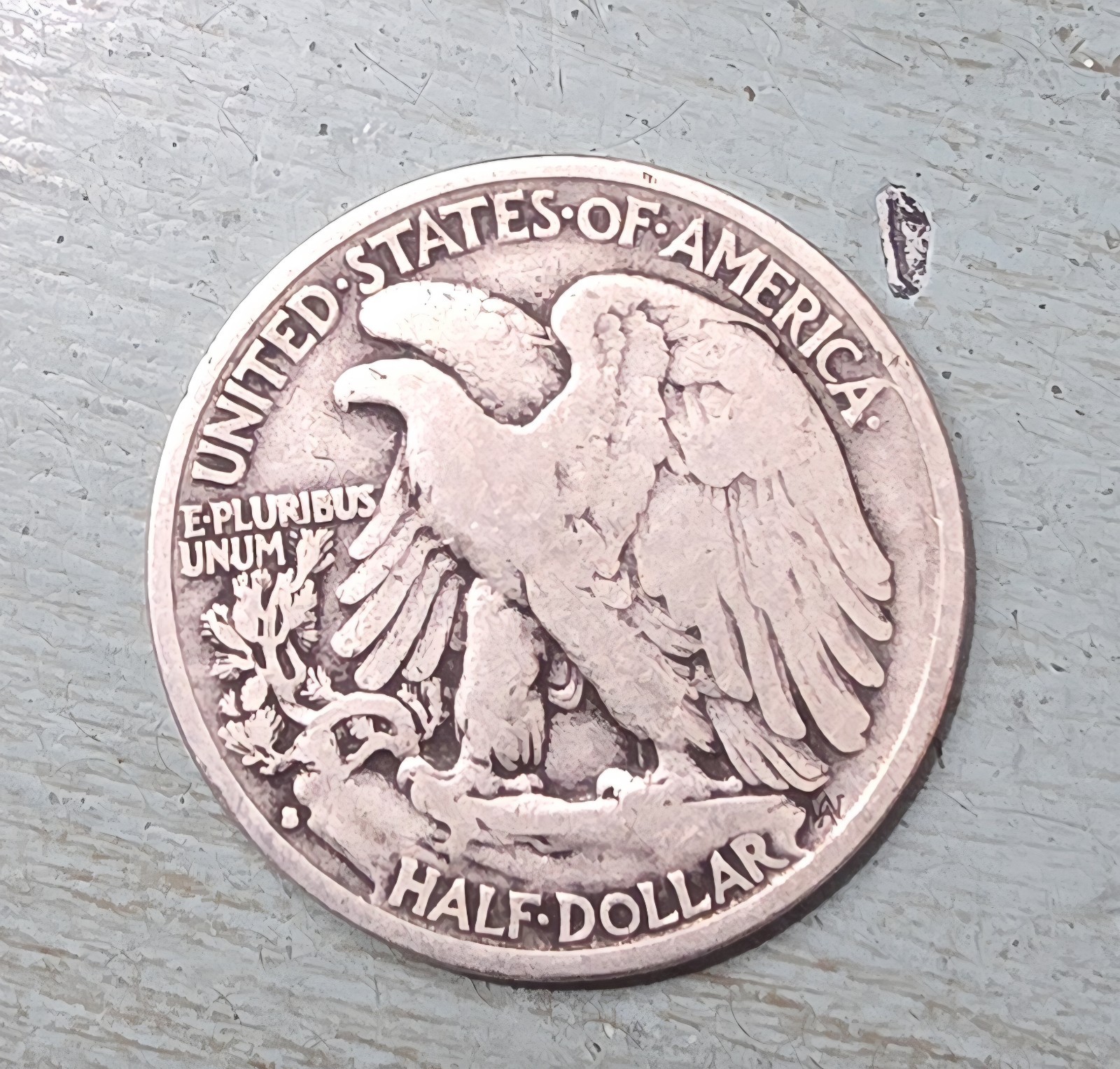 1935 s Liberty Walking Half Dollar 50C Silver .900