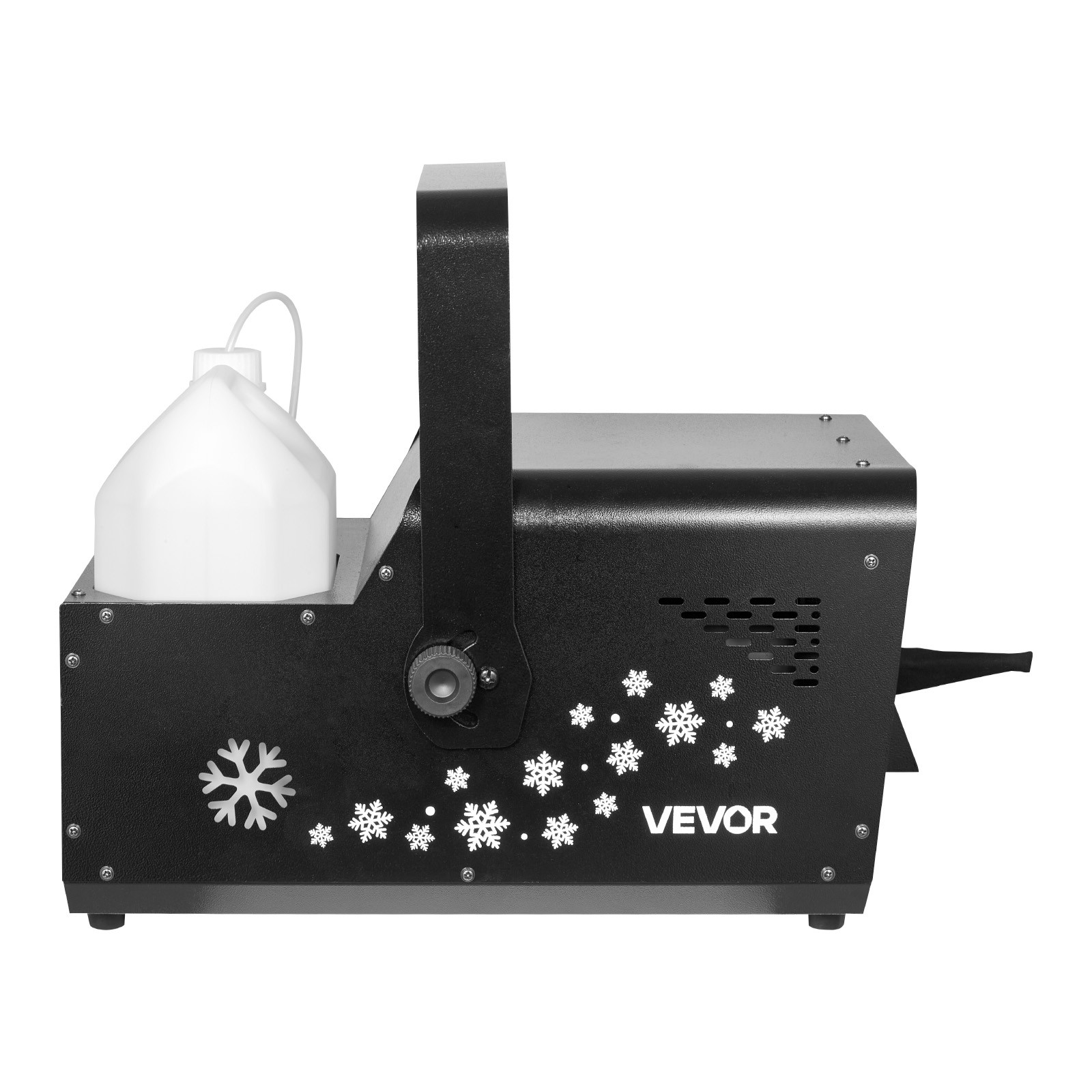 VEVOR 1500W Snow Machine with LED Light Handheld Hanging Remote & DMX512 Control