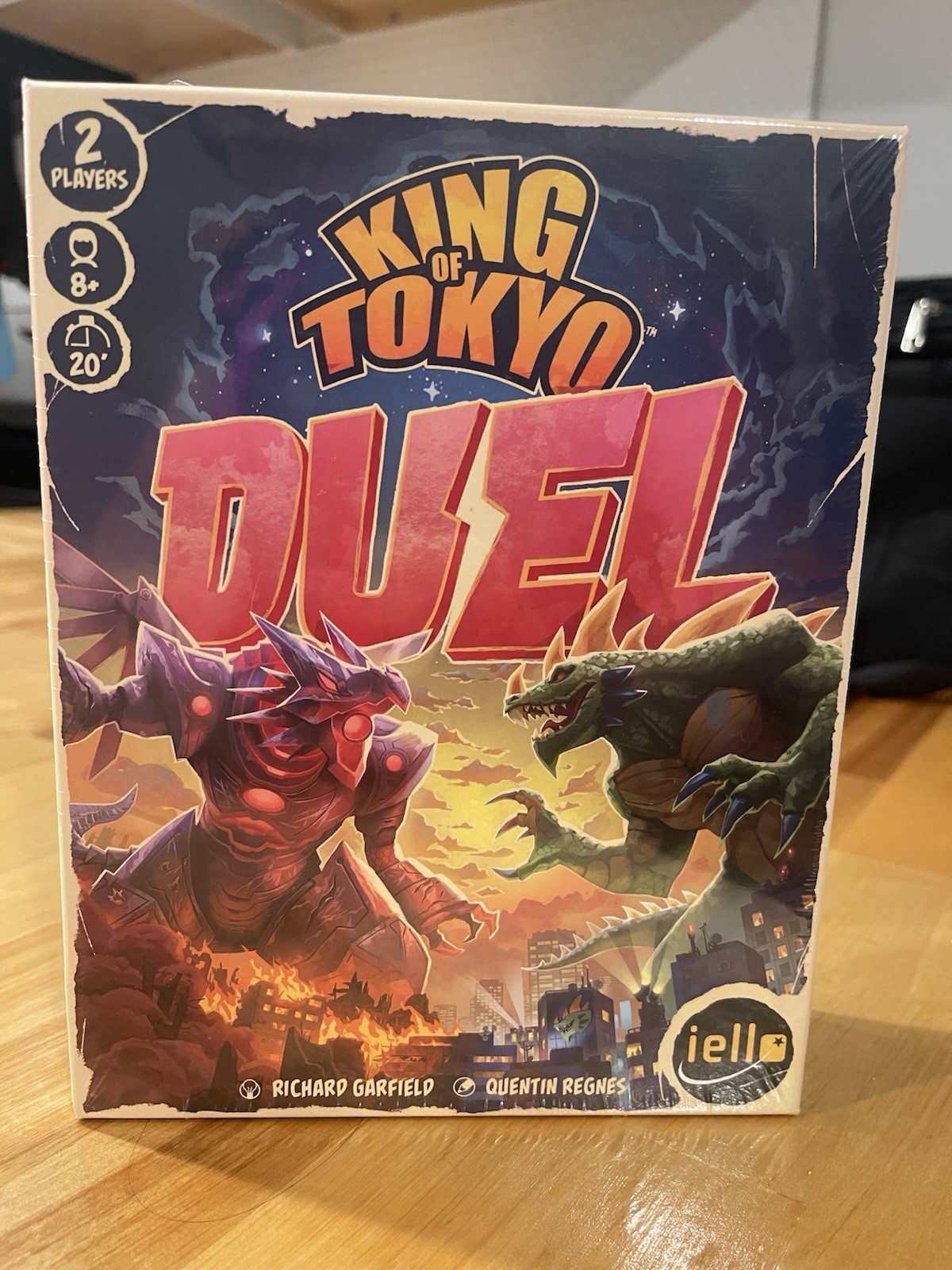 King of Tokyo Duel Board Game Iello 2 Player Strategy Game NEW Sealed