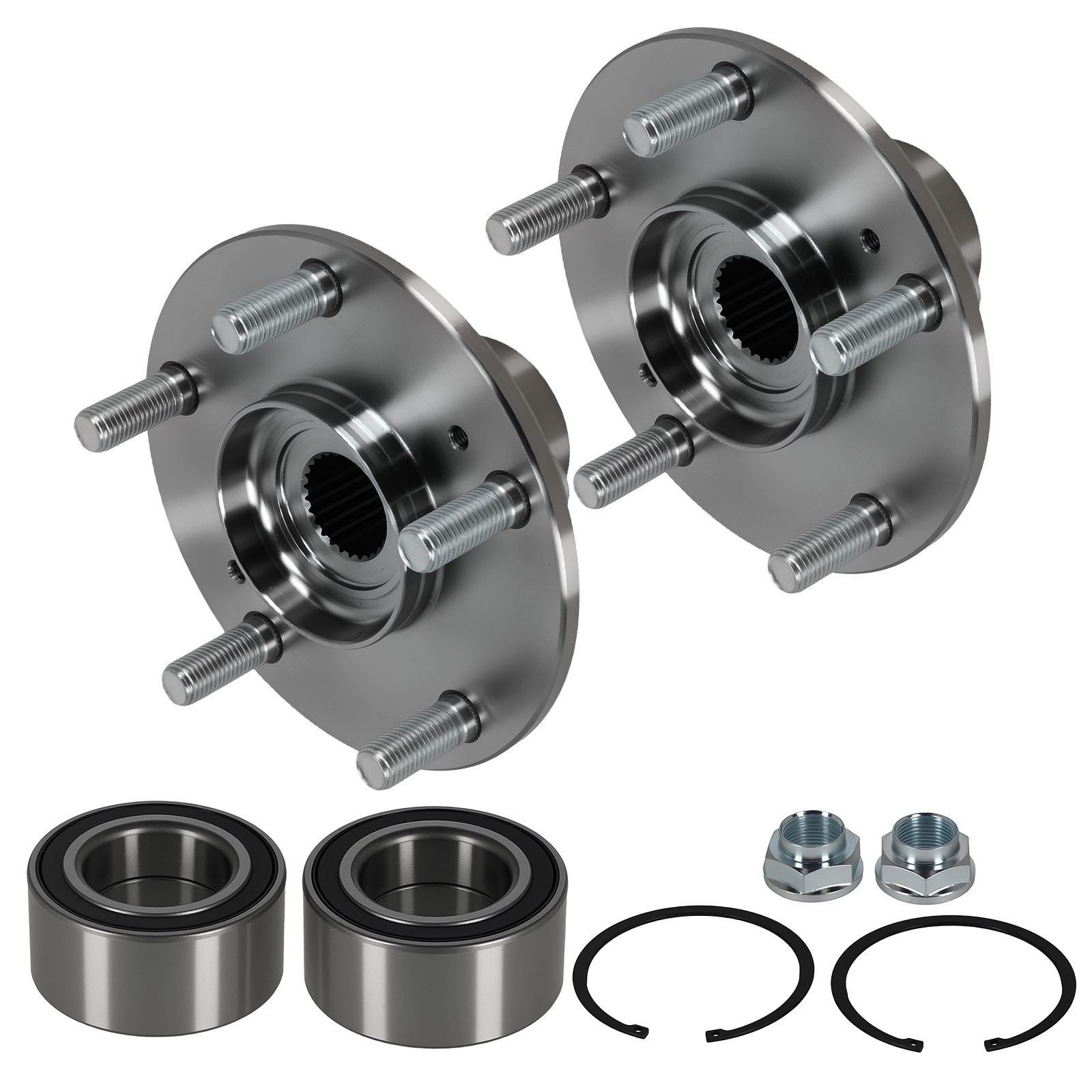 Front Left & Right Wheel Hub Bearing Assembly for Honda Accord Honda Accord 2003