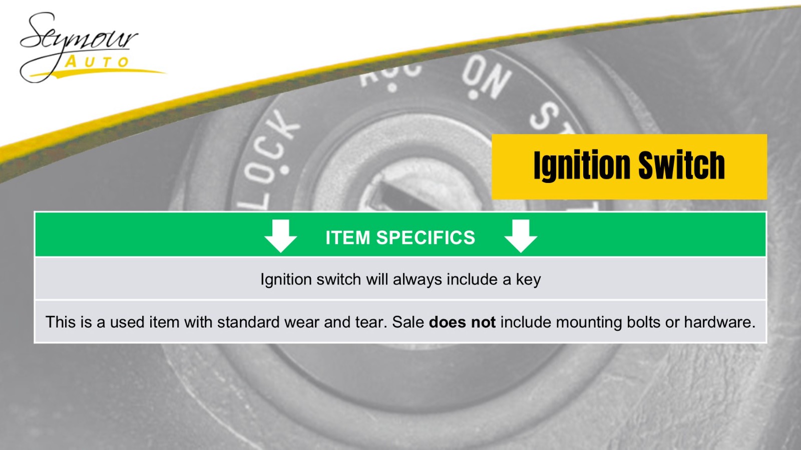 Ignition Switch Dash Mounted Sedan Fits 2013-2014 GENESIS OEM