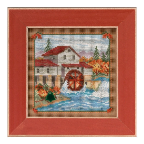 Country Mill Buttons and Beads Mill Hill Country Lane Beaded Cross Stitch Kit