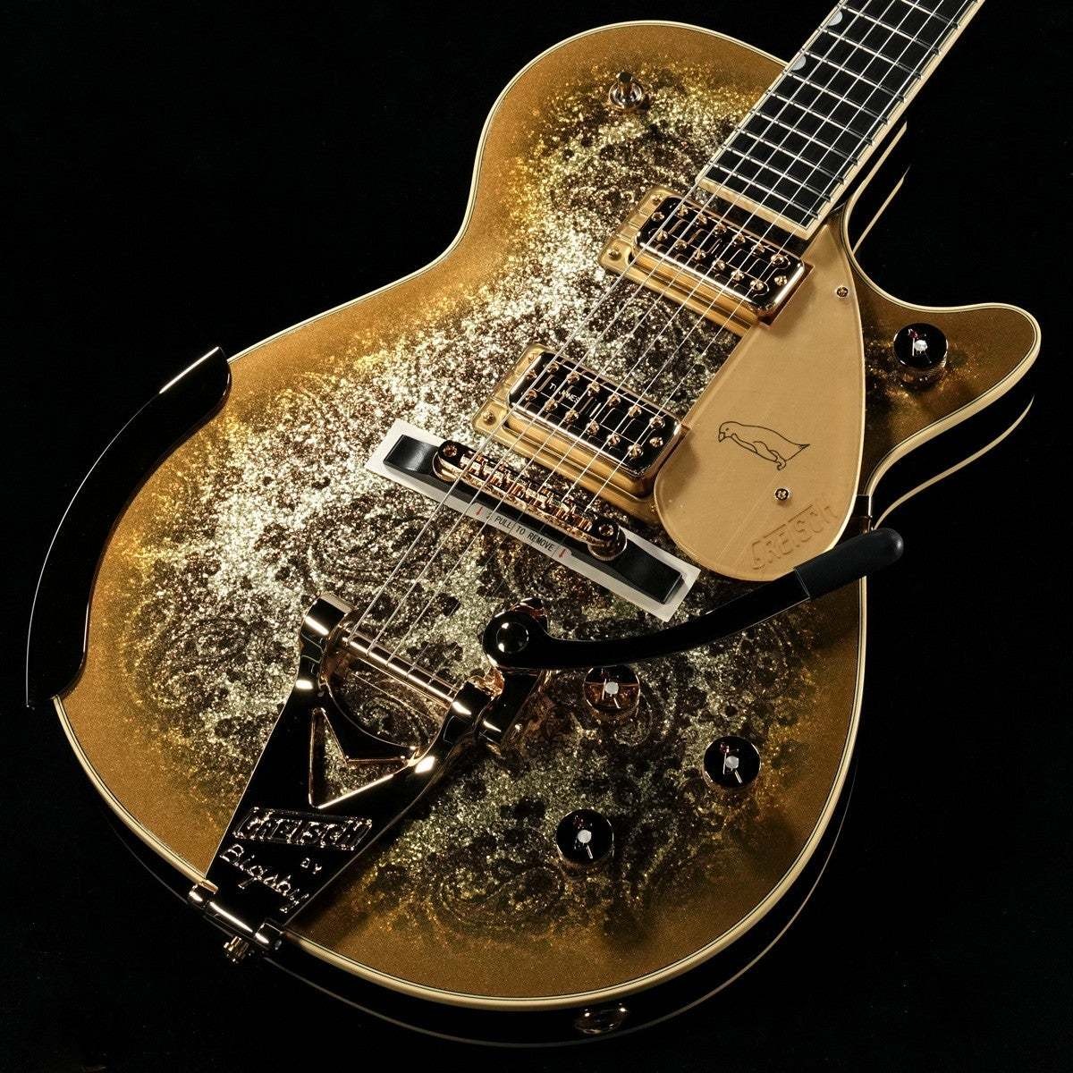 Gretsch G6134TG Limited Edition Paisley Penguin Gold Paisley Weight:4.02kg S N:J