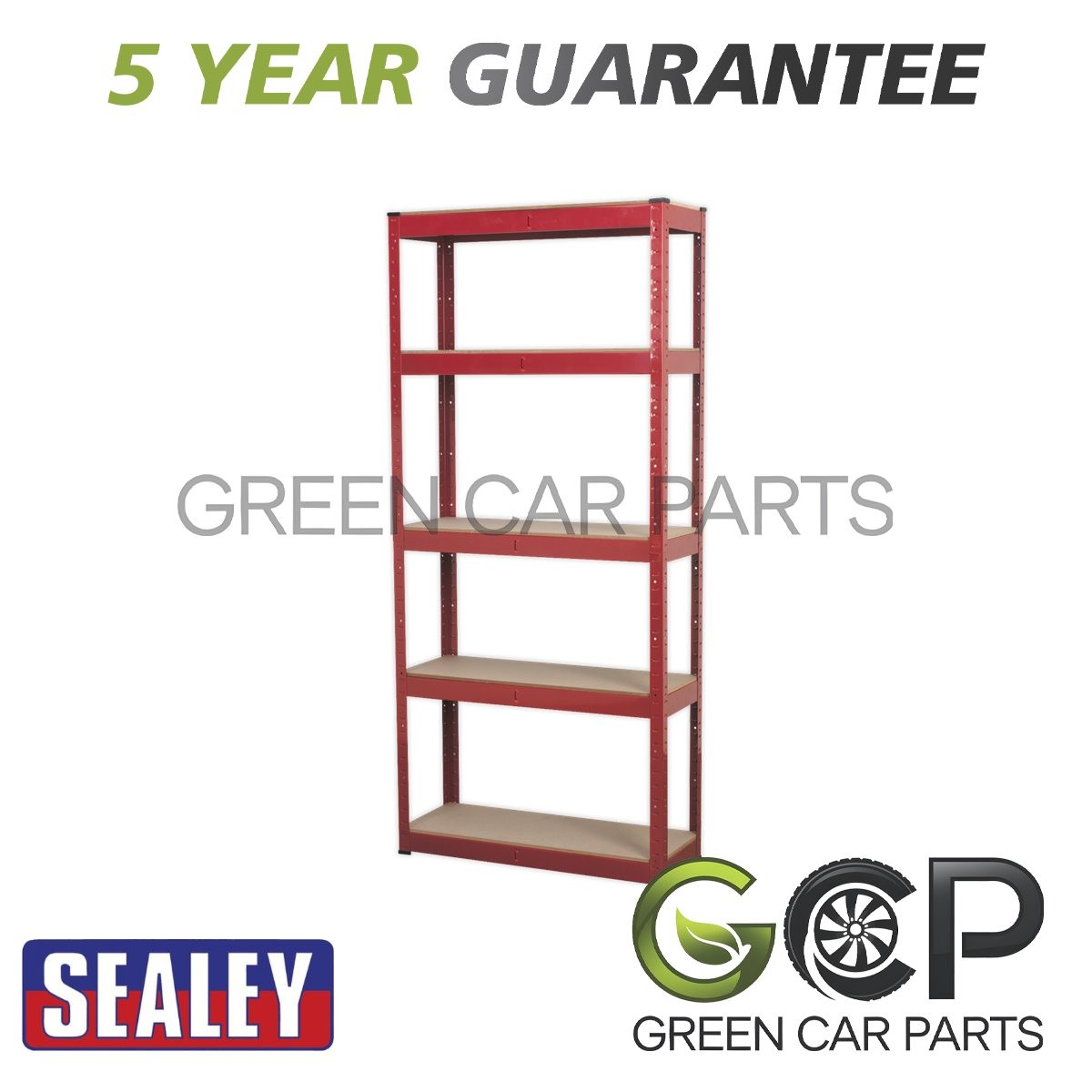Sealey Racking Unit with 5 Shelves 150kg Capacity Per Level AP6150