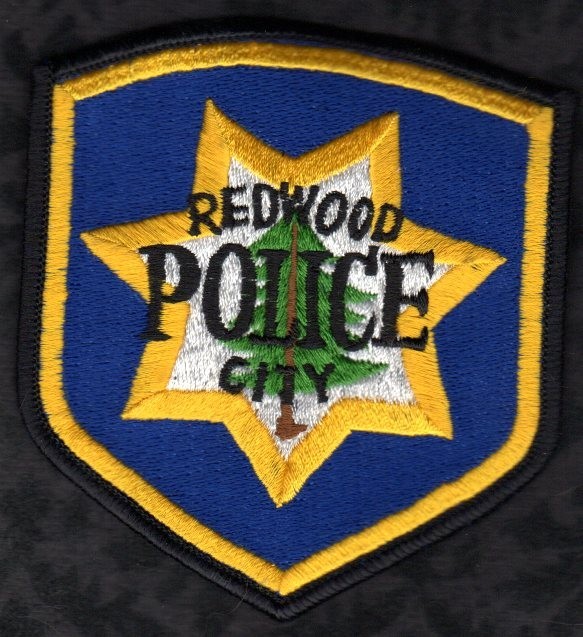 Redwood California Police Shoulder Patch -Read " Condition Description "