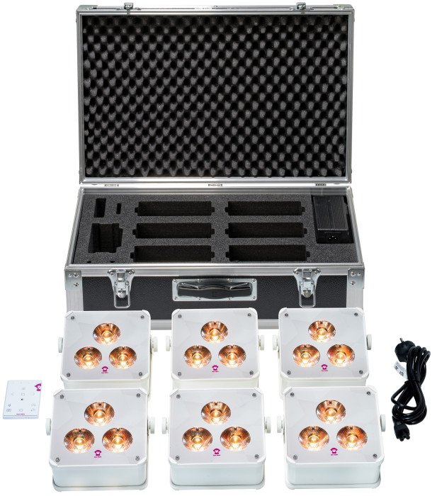 Ape Labs Maxi 2+ TourPack Creme | 6x Lights, Remote, Charging Case -IP65
