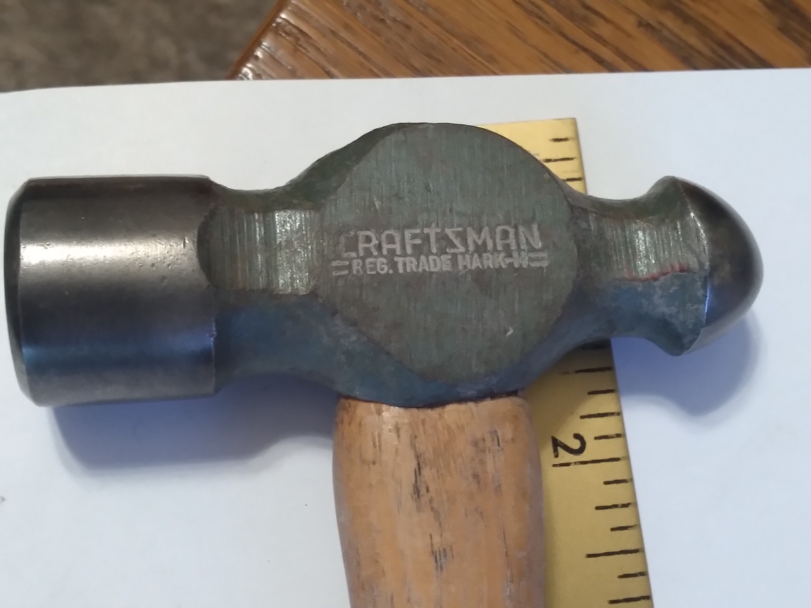 VINTAGE CRAFTSMAN PROFESSIONAL MECHANIC 12oz BALL PEIN HAMMER 38464 M SIZE 2/0