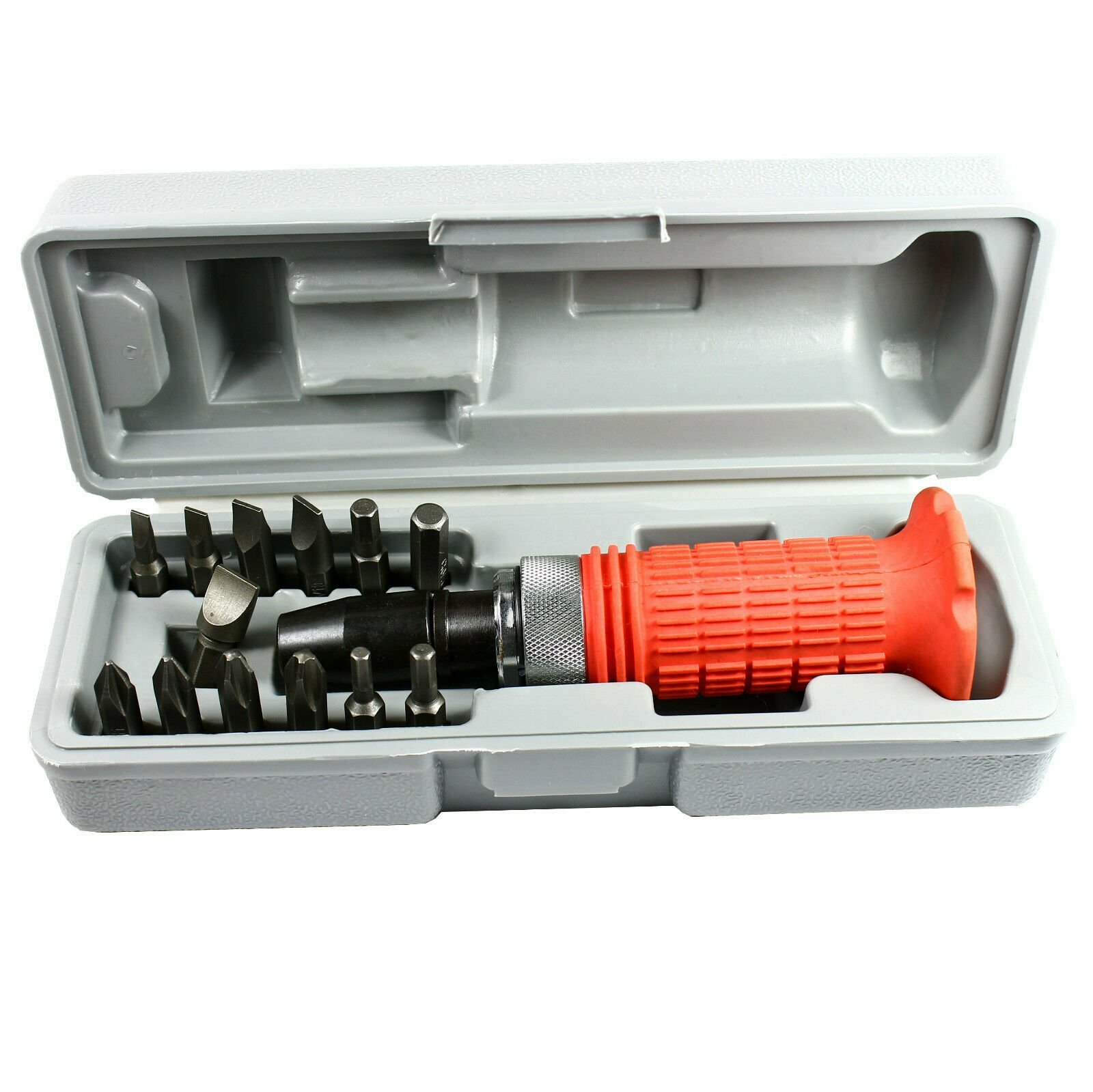 14 Pcs Heavy Duty Impact Driver Bits Screwdriver Set Tool Socket Kit with Case