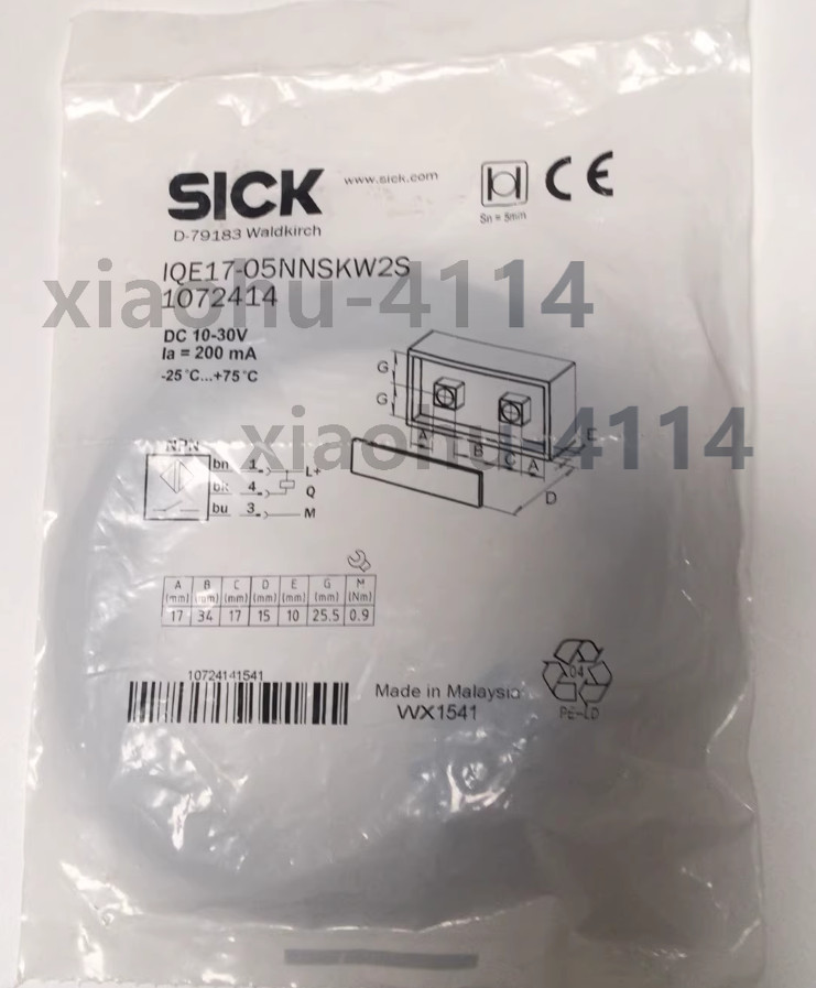 1PC NEW SICK Photoelectric sensor IQE17-05NNSKW2S 1072414 #LL