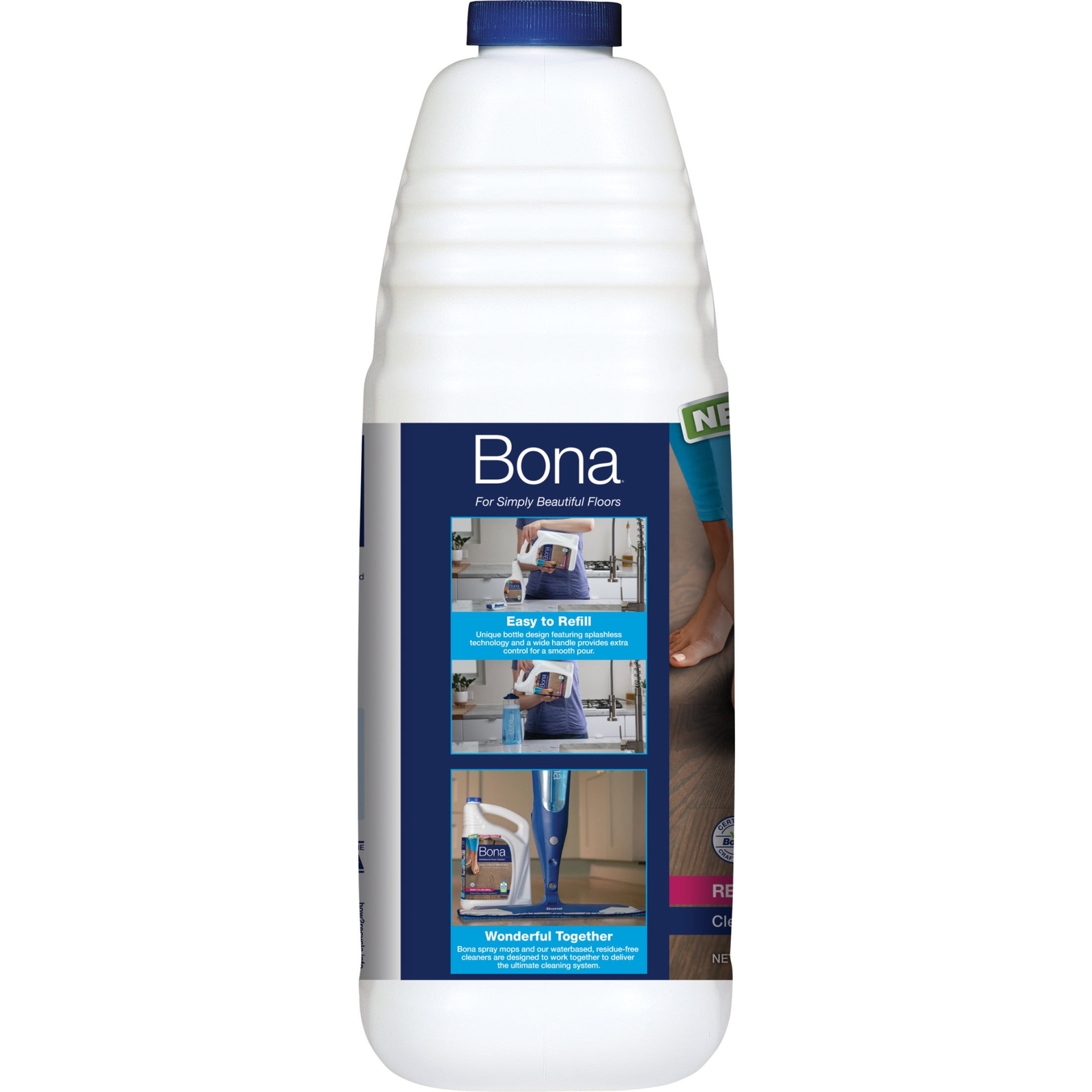 Hardwood Floor Cleaner Refill, unscented 96 fl oz