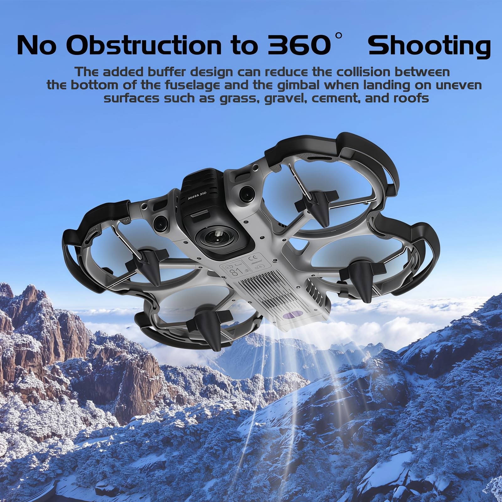 Propeller Guard Bumper for DJI AVATA 360, Anti Collision Landing Gear Protect...