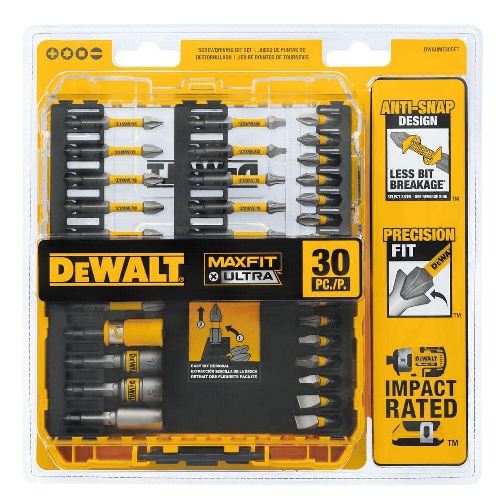 DEWALT DWAMF30 Maxfit Screwdriving Bit Set