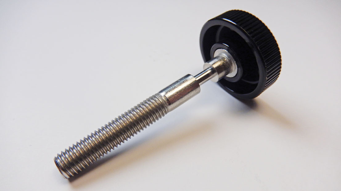 Dillon Precision Powder Thrower Adjustment Knob & Screw Assembly with Graduation