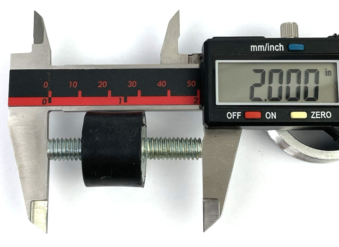 4-Rubber Vibration Noise Mounts 1/4"