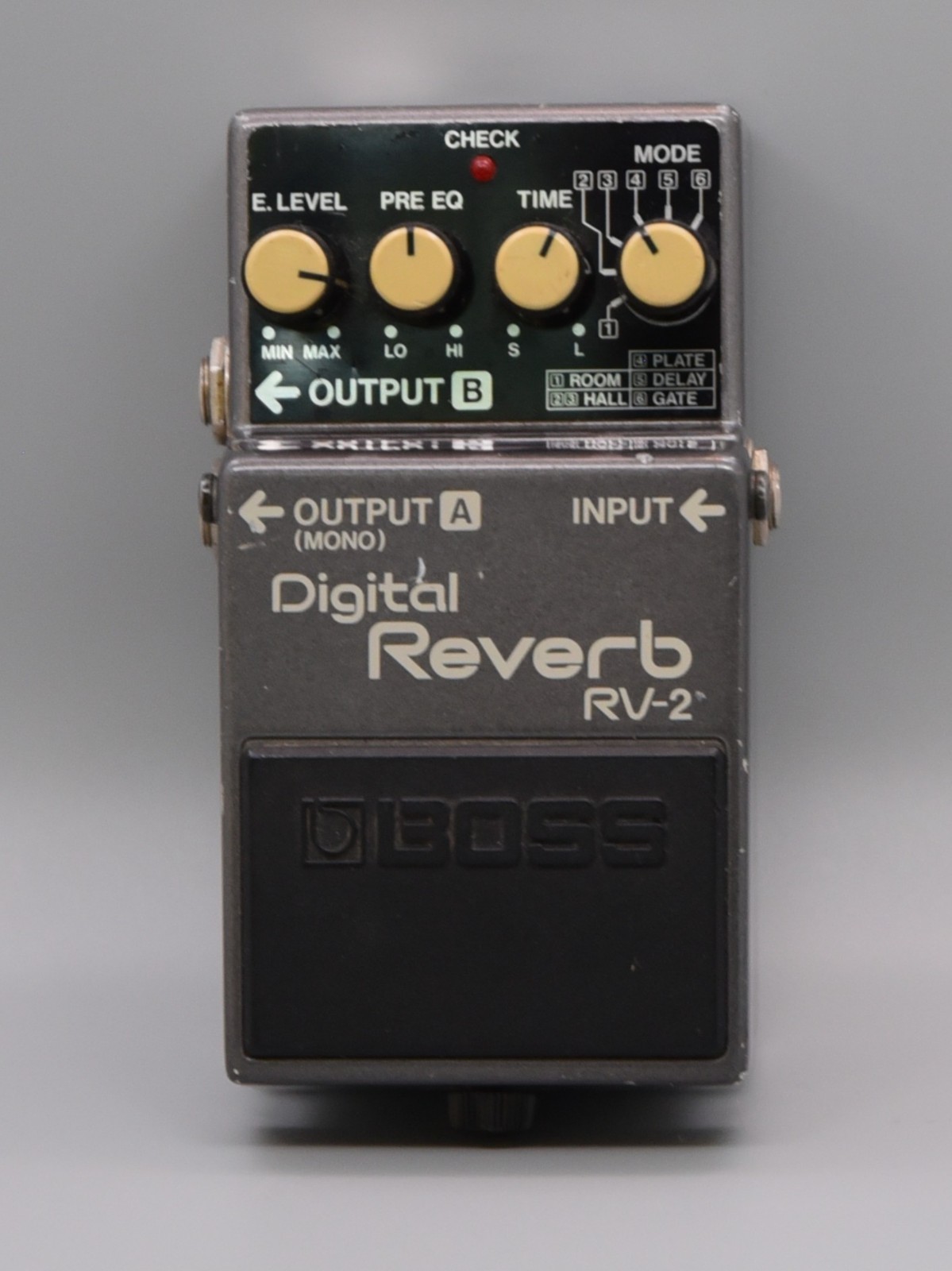 Vintage Boss RV-2 Digital Reverb Guitar Effects Pedal MIJ