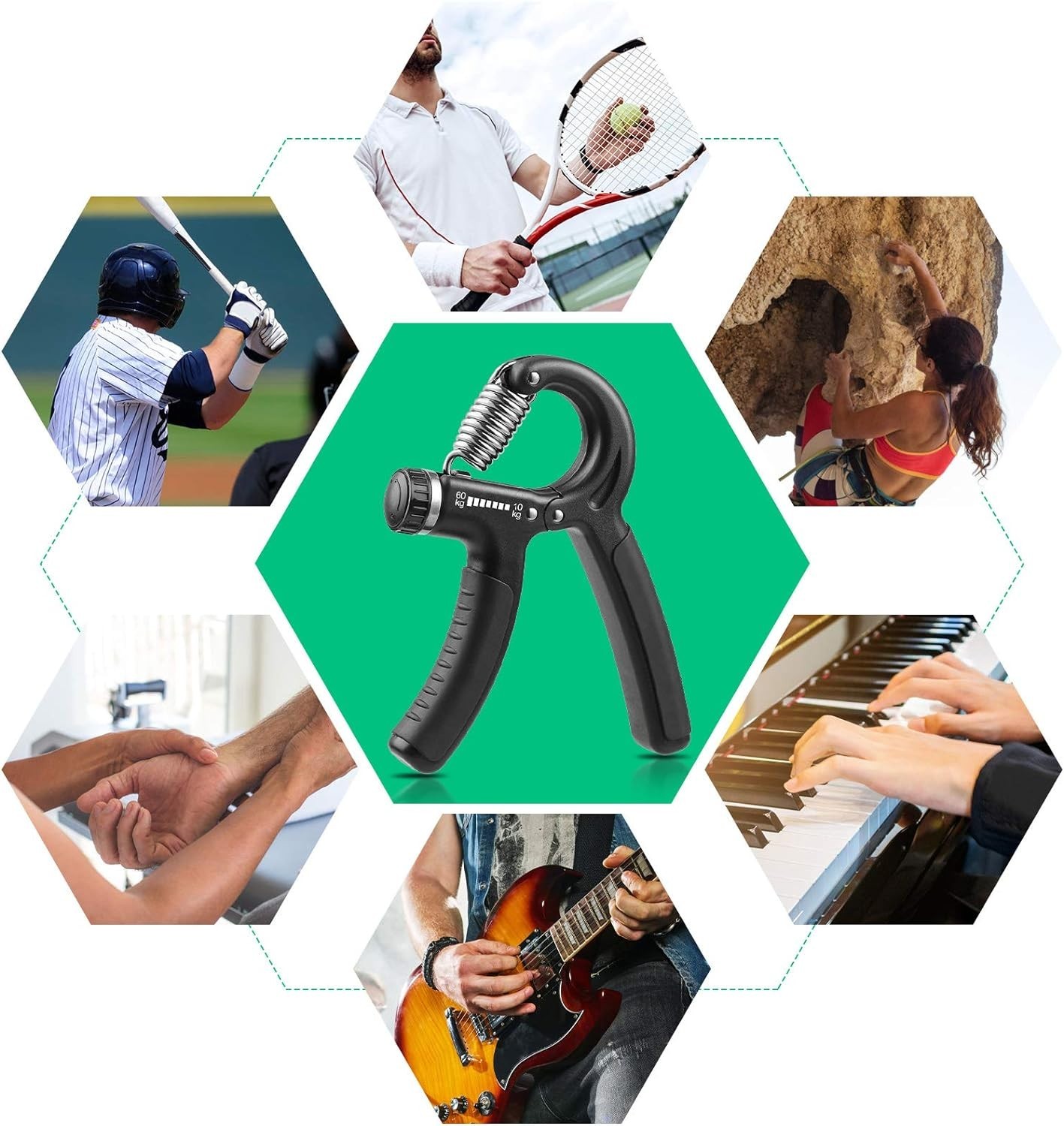 Lightweight & Portable Grip Strength Trainer - Ideal for Home or Office Workouts