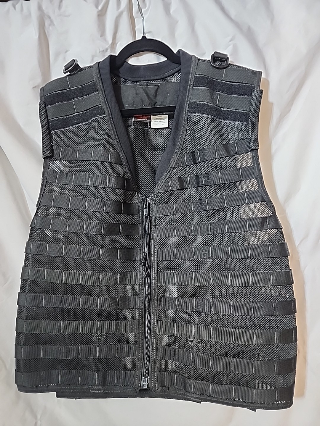NOS BRS Safety VIS-TAC "PERIMETER" Zip-Front Load Bearing Vest  Sz. XL