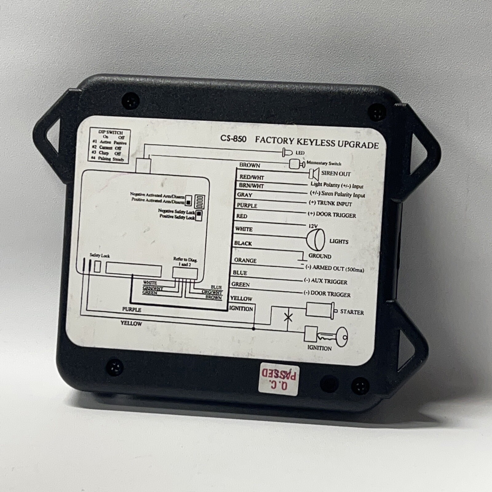 Crimestopper CS-850OEM Alarm Interface System & Impact Sensor Module CS850OEM