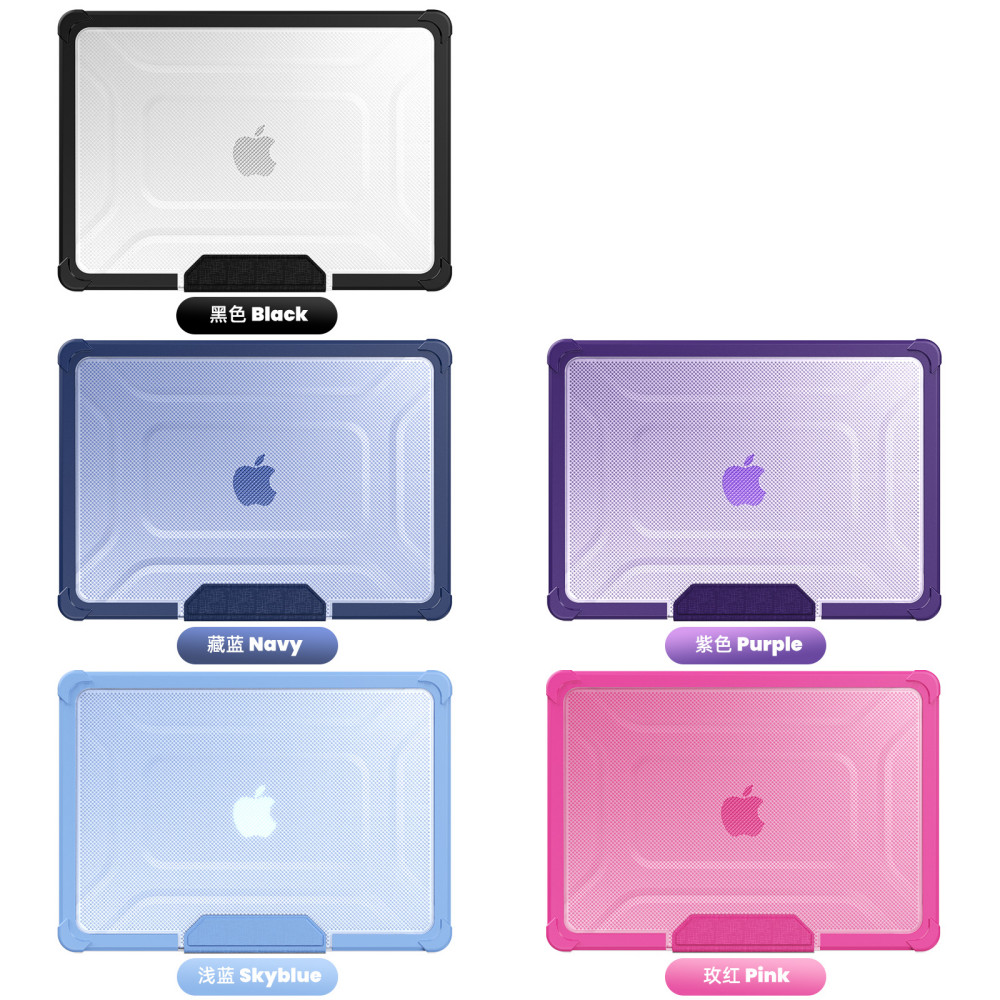 For MacBook Air 13.6 Inch A2681 (2022) Heavy Duty Rugged Hard Shell Case Cover