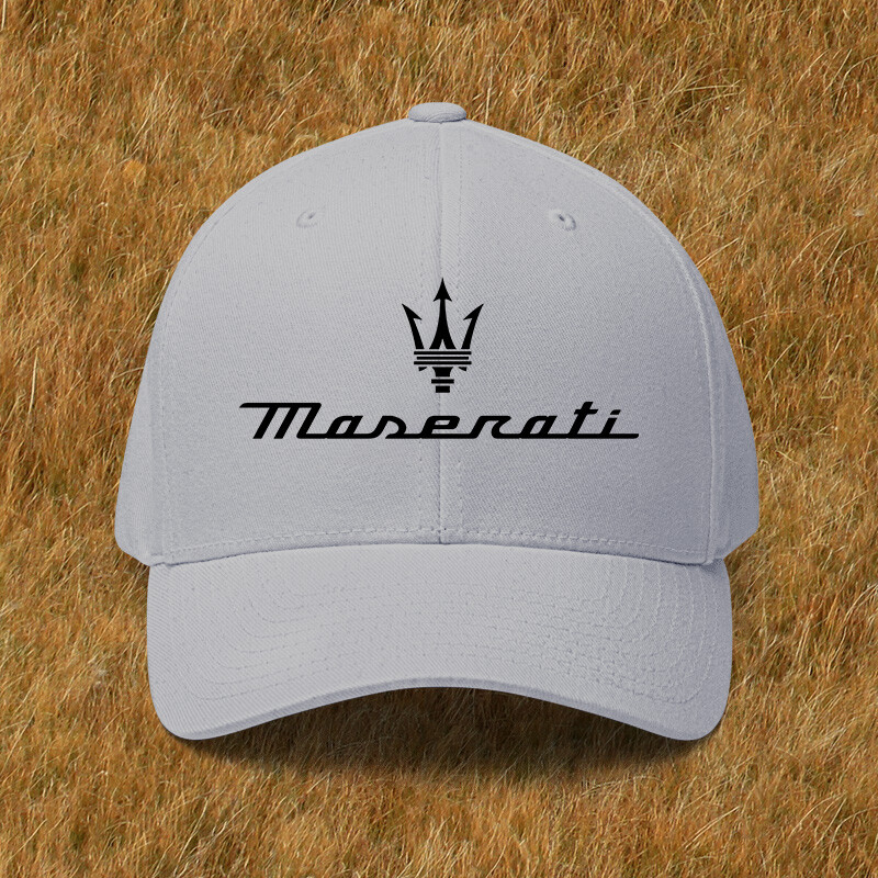 Maserati Racing Logo Print Cap Baseball Hat for Unisex Adults