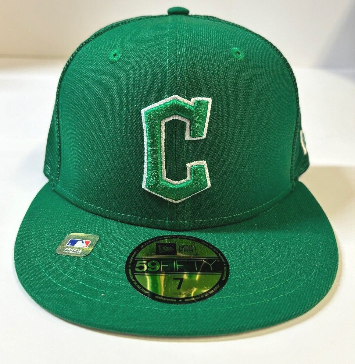 Cleveland Guardians New Era MLB 2022 St. Patrick's Day 59FIFTY Fitted Hat~Green