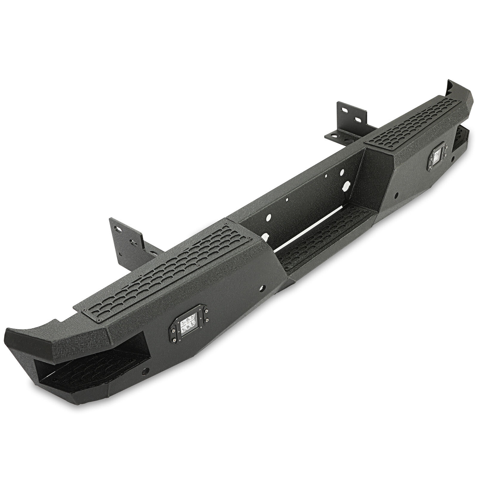 Fit For 1999-16 Ford Super Duty F250/F350 Heavy Duty Black Rear Bumper Assembly