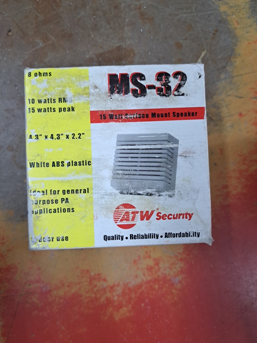 MS-32 Speaker 8 ohm 15 Watt Speaker Security Alarm Speaker