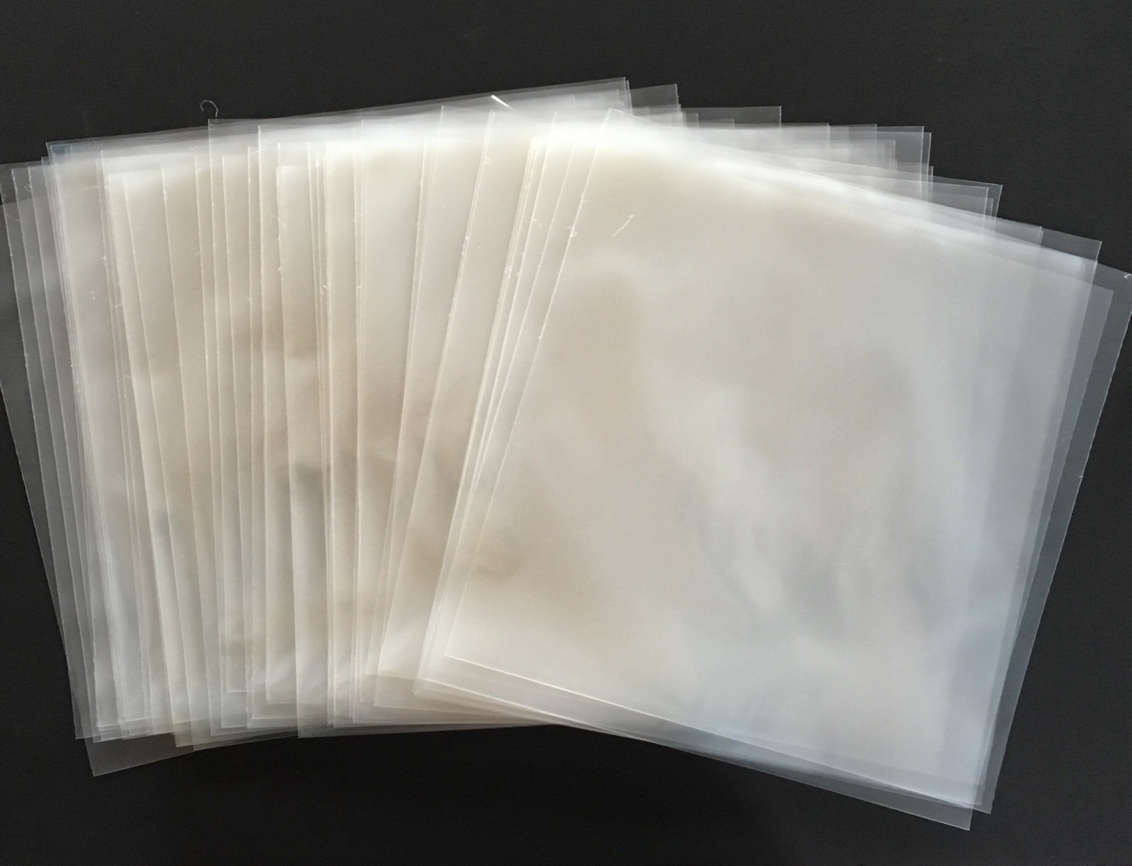 (50) 12" Outer Vinyl Record Sleeves - 4mil Polyethylene