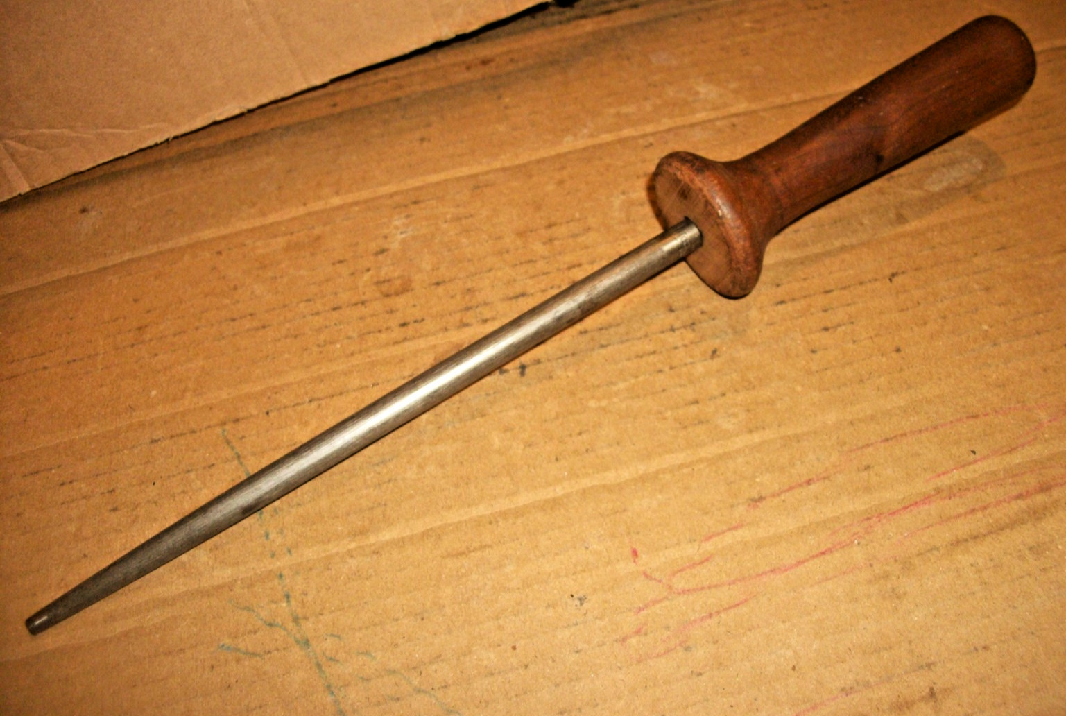 Vintage Chicago Cutlery Knife Sharpener/Sharpening Steel Honing Rod USA