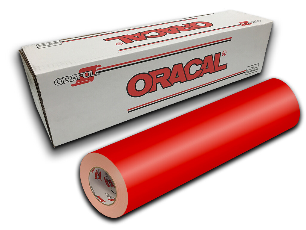 12" X 5yd - Orange Oracal 651 Craft & Hobby Cutting Vinyl Roll