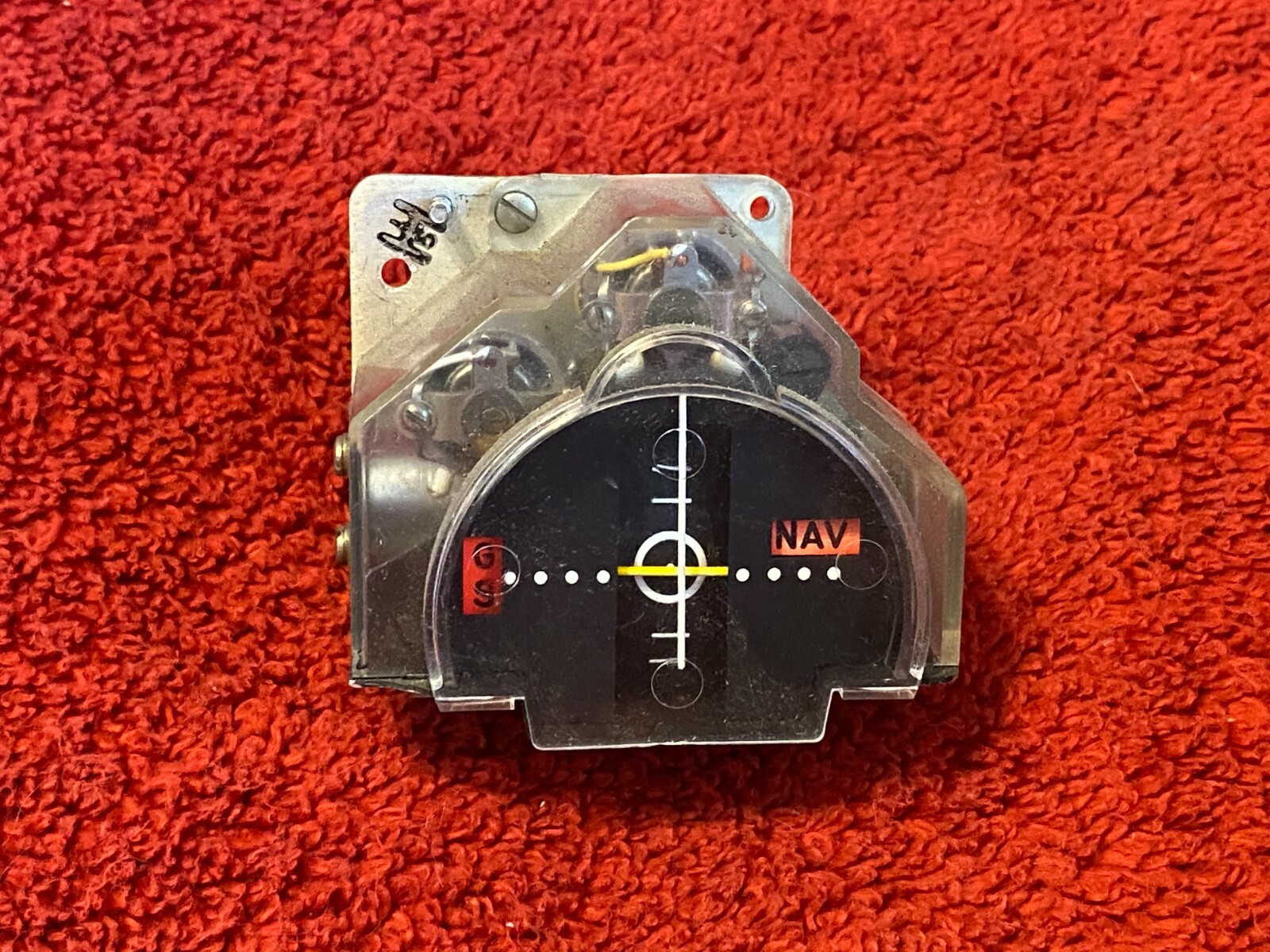 AVIONICS INDICATOR METER MOVEMENT ASSEMBLY P/N 76124-D NAV/GS