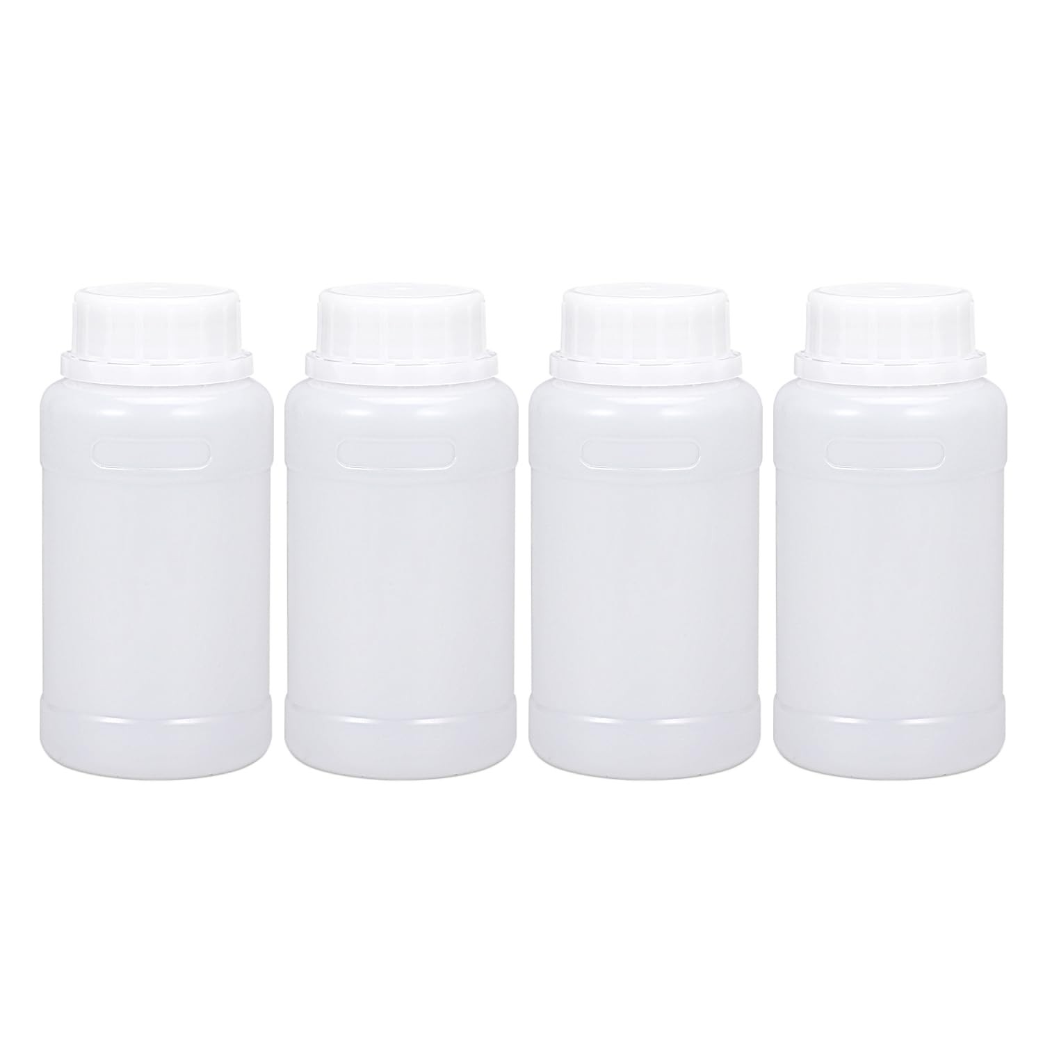 8oz/250ml Plastic Food Grade Storage Bottles, Wide Mouth HDPE Chemical Reagen...