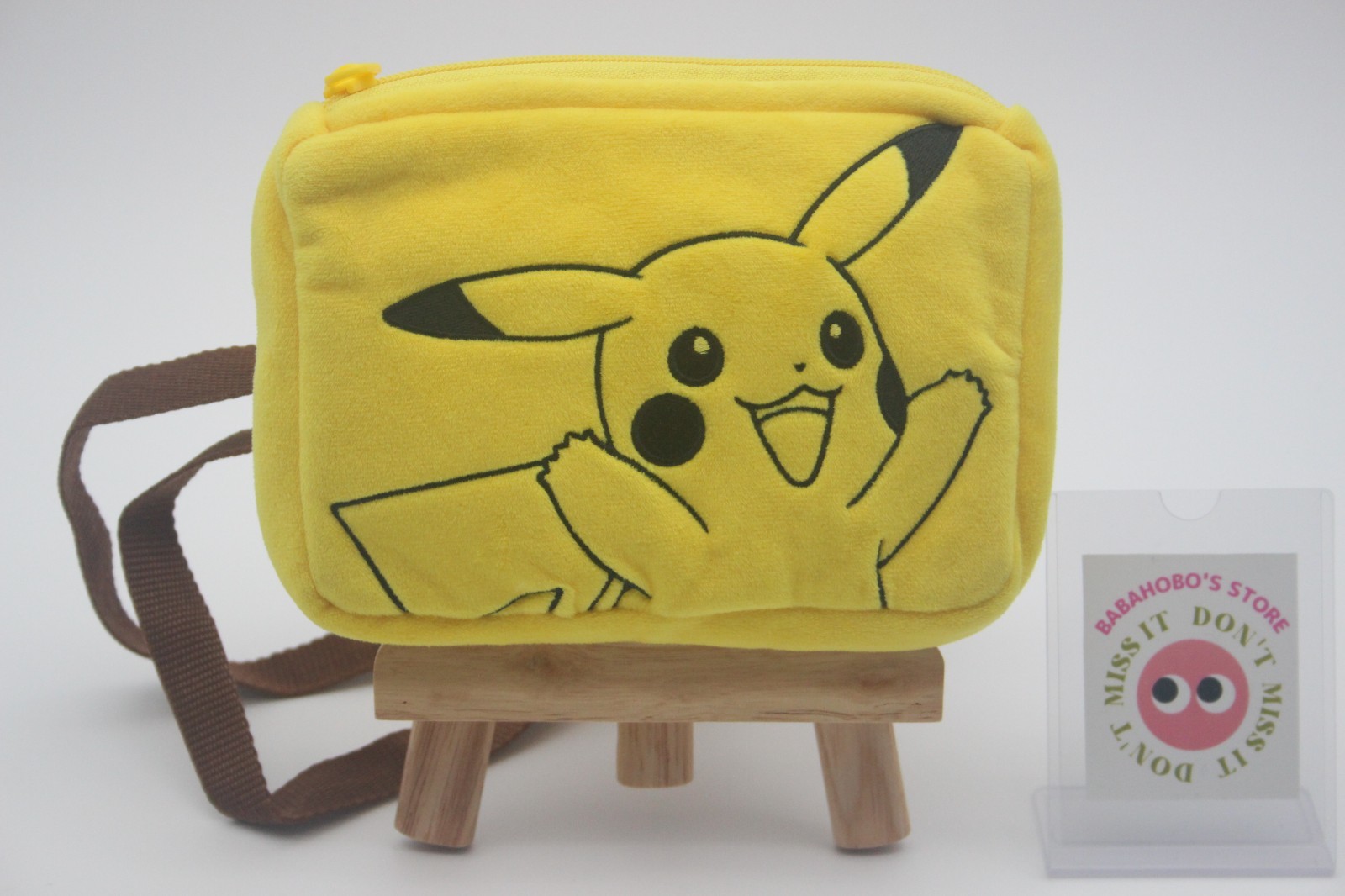 Pikachu Carrying Case / Pouch w/ Strap- Yellow for Nintendo New 3DS XL Japan
