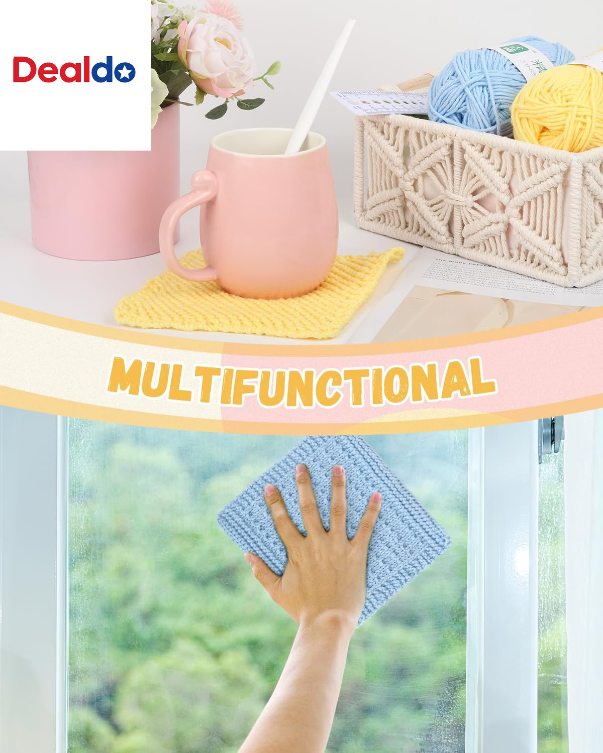 Knitting Kit for Beginners, Complete Beginner Knitting Kit Easy Knitting Set Inc