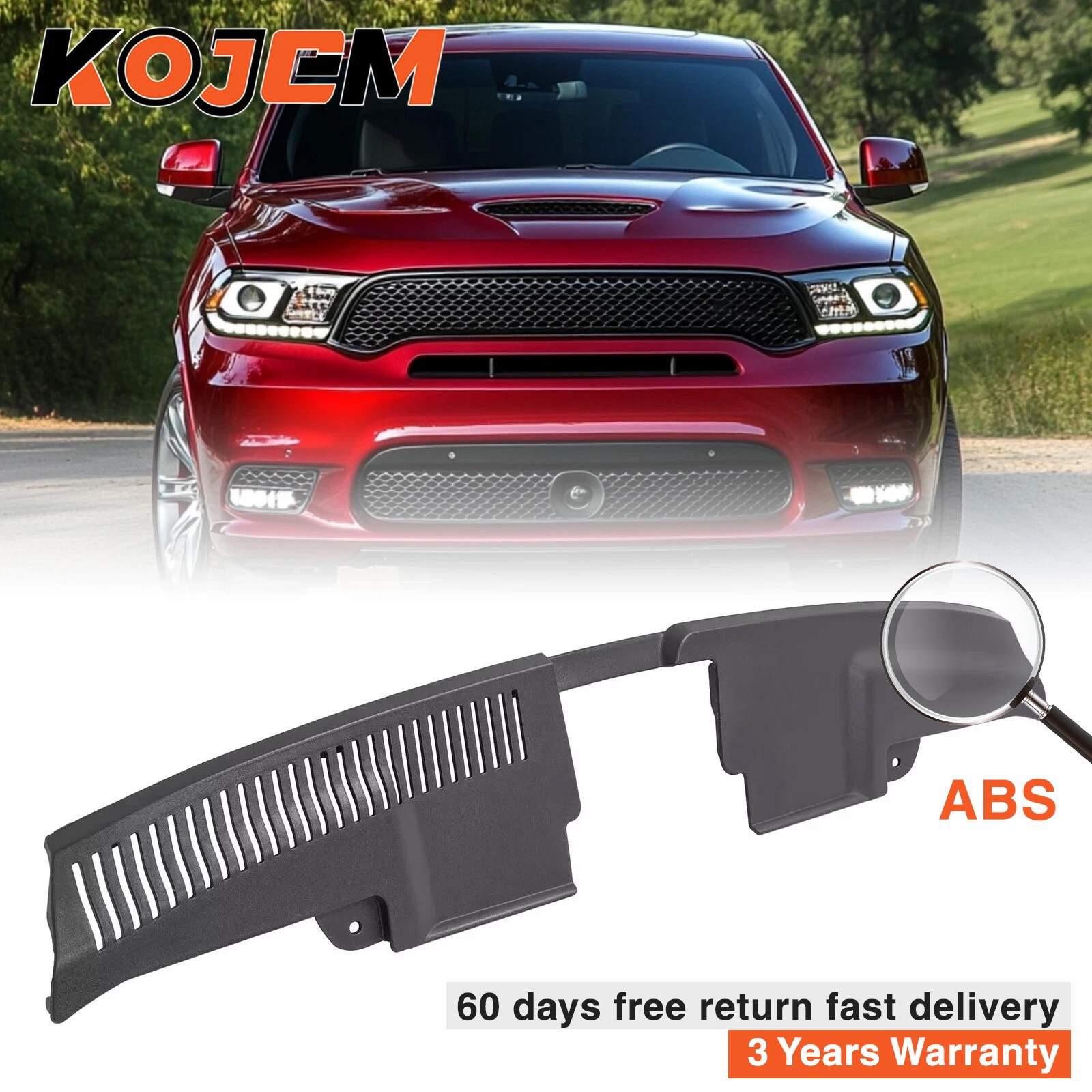 Radiator Support Cover For Dodge Durango 2014-2025 Closeout Panel NEW #5113714AB