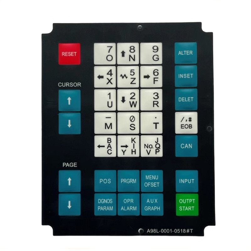New For Fanuc OT - A98L-0001-0518#T Membrane Keypad Switch