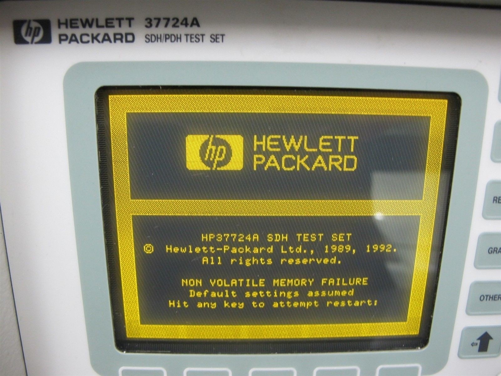 HP 37724A SDH/PDH Test Set w/Option 005