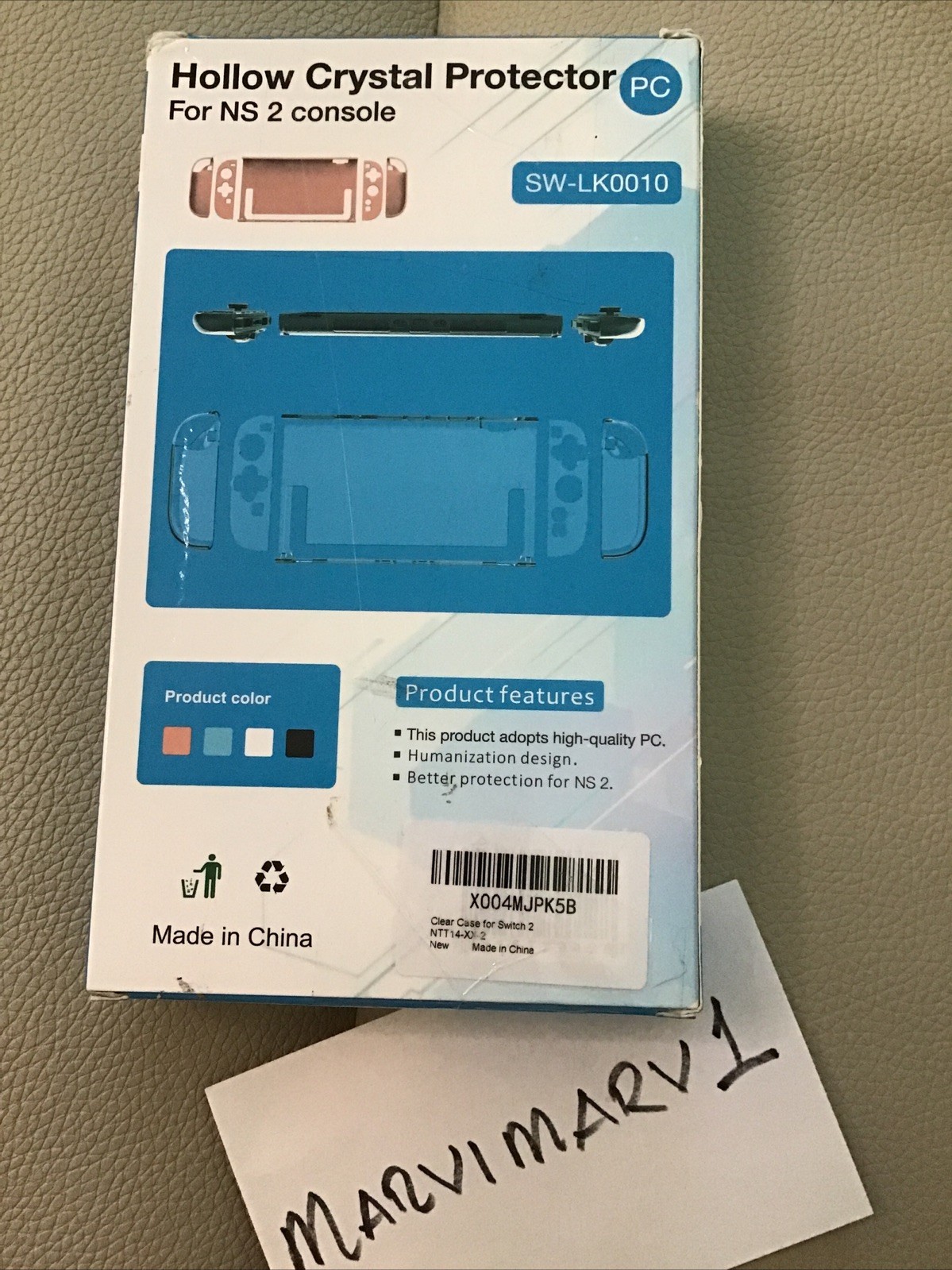 NIB Clear Protector Case Nintendo Switch