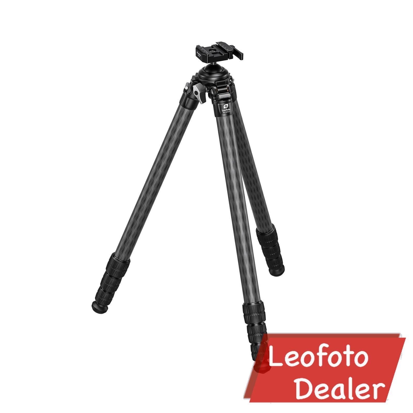 Leofoto SK-324CLX Tripod Integrated Knob-Control Ballhead - Arca Clamp