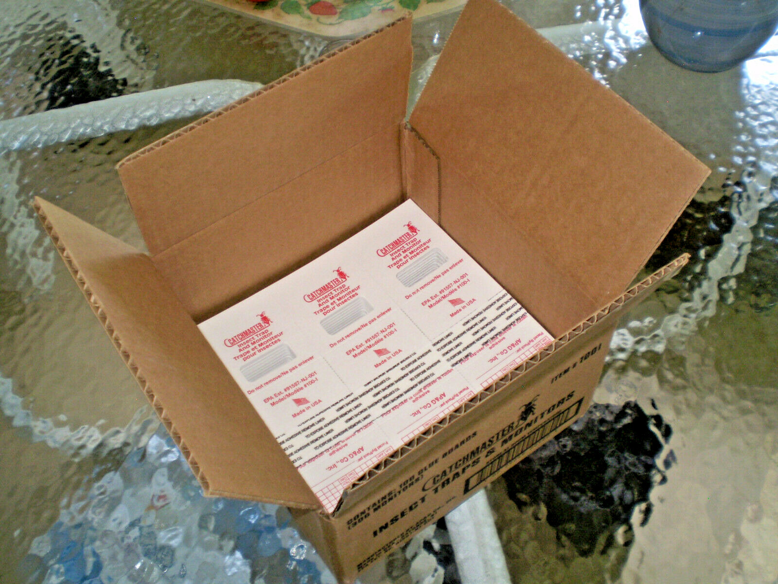 Insect Bug Roach Brown Recluse Spider Centipede Sticky Trap Qty 150 (Half Box)