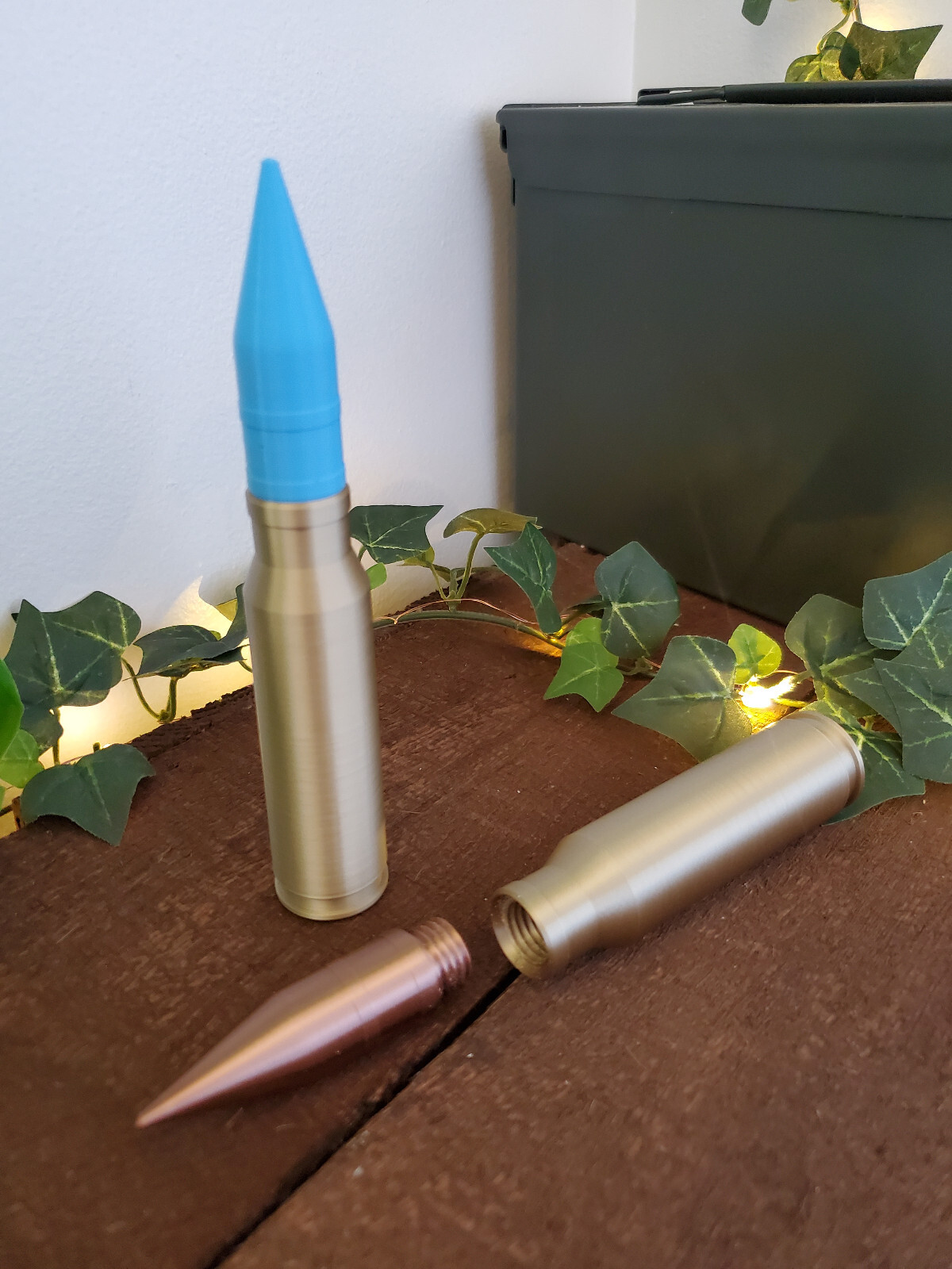 2 - DUMMY 20mm Autocannon Ammunition - Accurate Size Plastic Replica