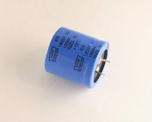 7x 1800uF 100V Radial Snap In Mount Electrolytic Aluminum Capacitor 105C 100VDC