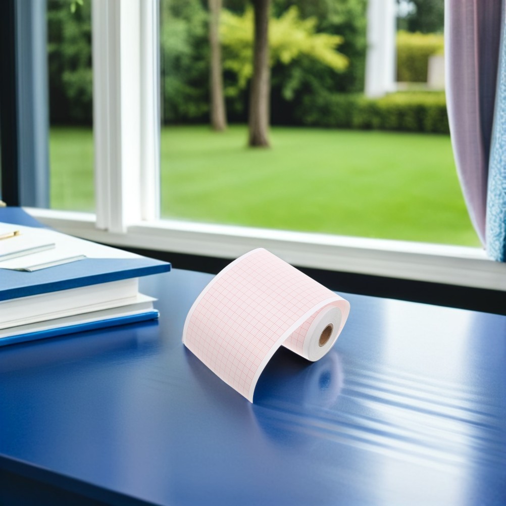 2 Rolls Blank Graph Sheets: Paper Refill For Chart - Blank