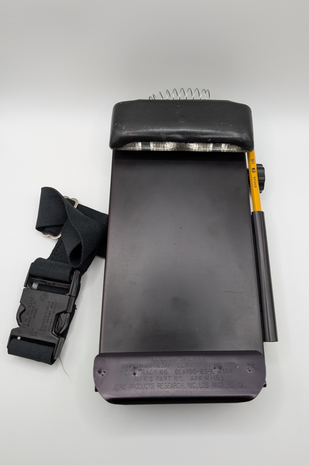 USGI Aircraft Pilots Clipboard Type MXU-163/P Lighted Aero Products Research. LA